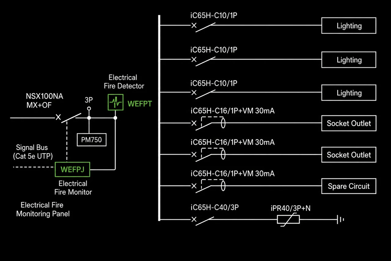 General Lighting Distribution Box System Architecture