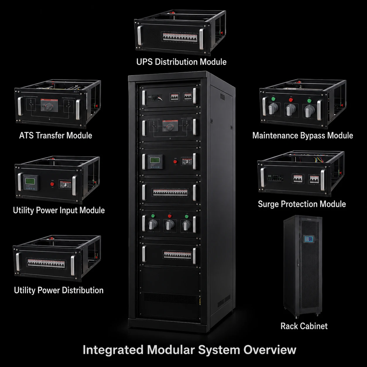 Integrated Power Distribution Cabinet — Engineering Schematic
