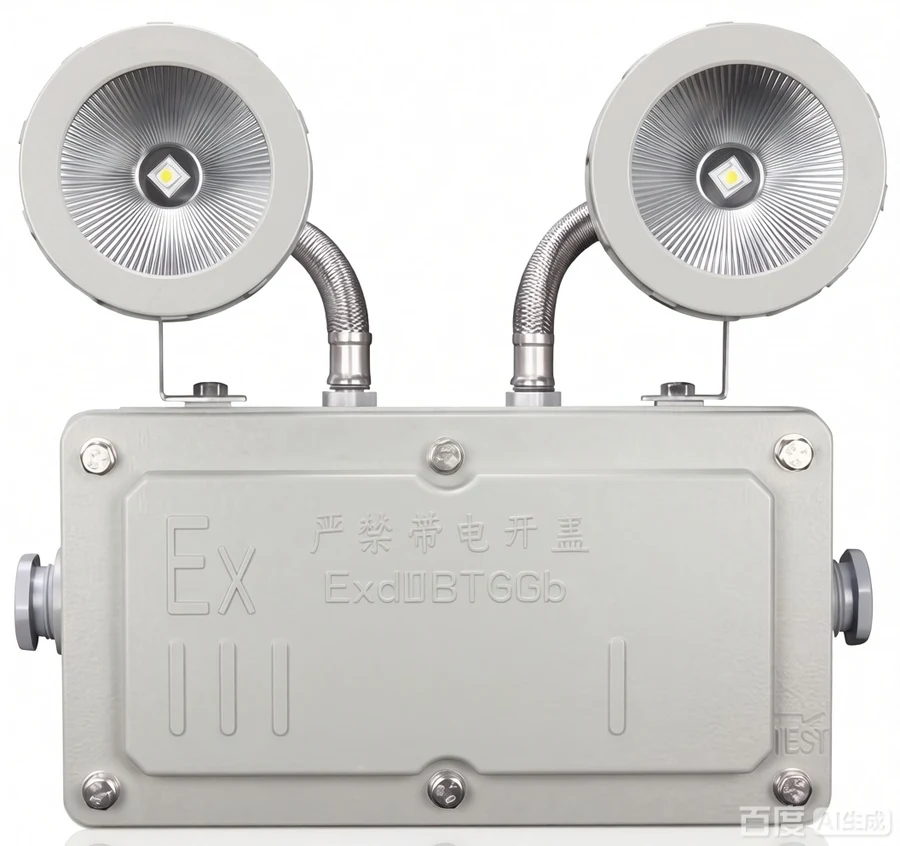 Explosion Proof LED Emergency Twin Spot - Front