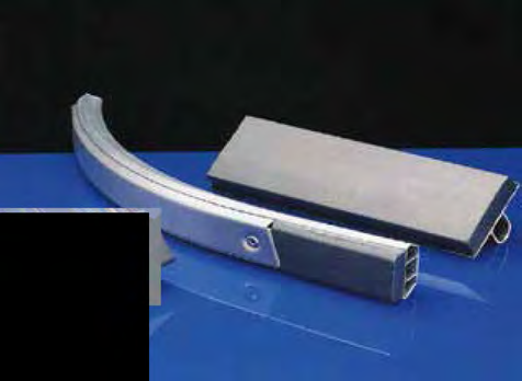 Pantograph carbon current collector profile